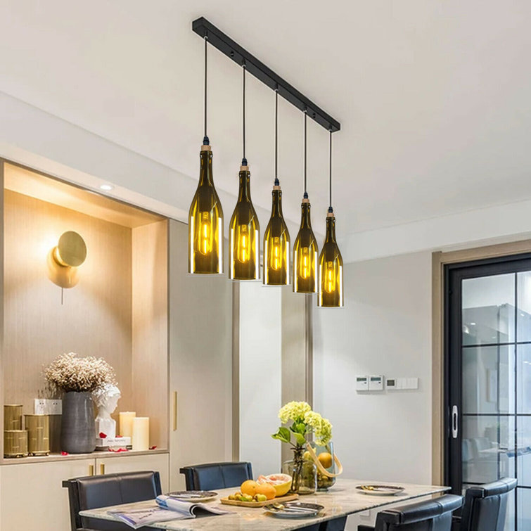 Longshore Tides Tayler 1 Light Kitchen Island Dome Pendant with PVC